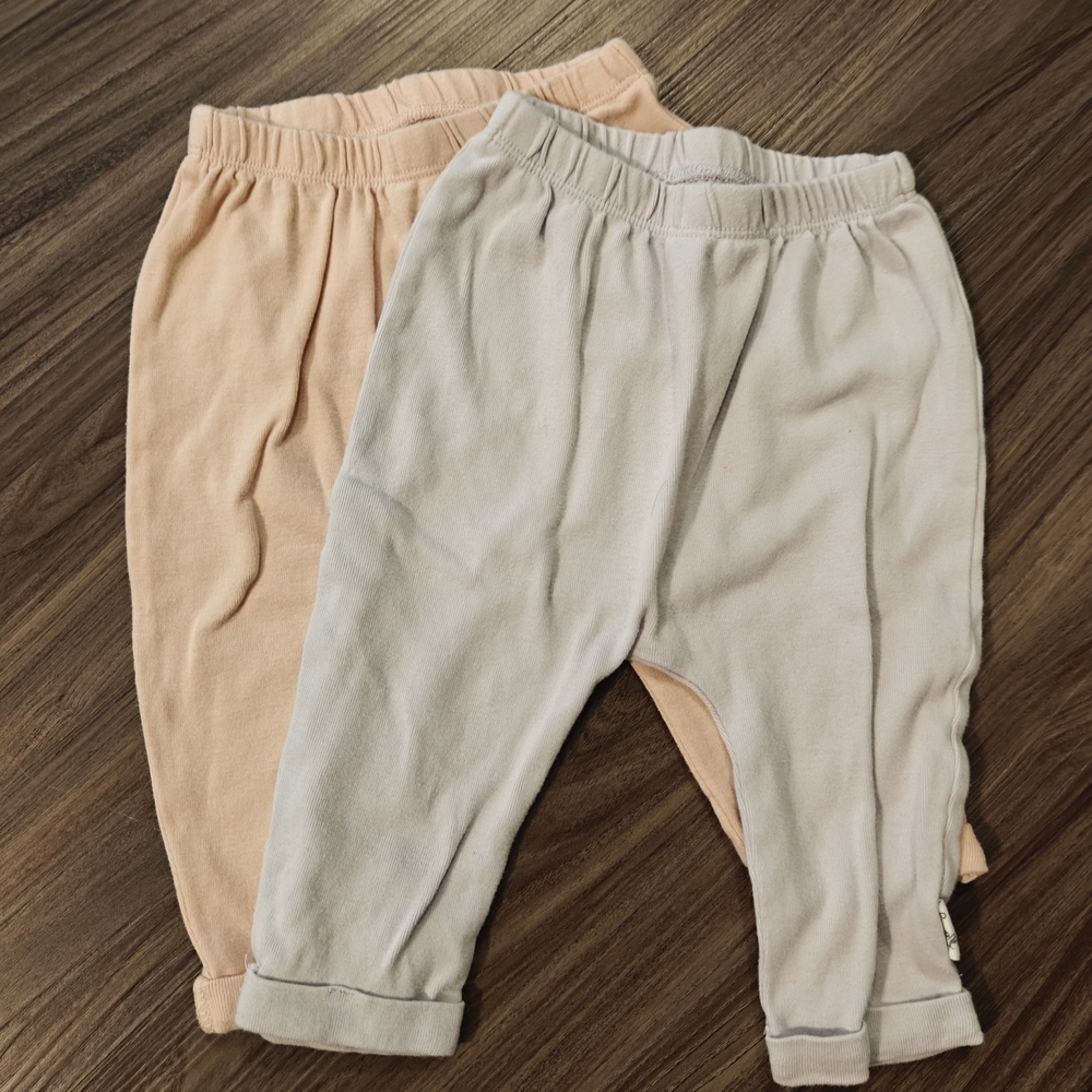 Bundle Of Three Burt's Bees Baby Harem Pants